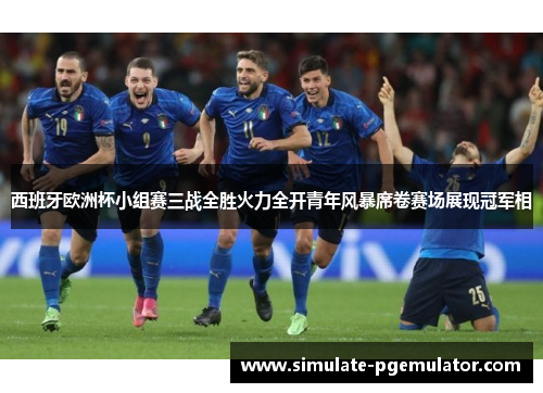 西班牙欧洲杯小组赛三战全胜火力全开青年风暴席卷赛场展现冠军相