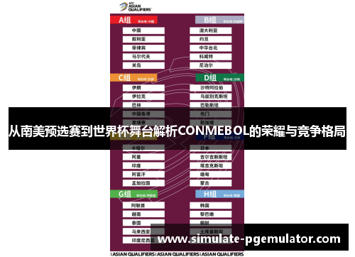 从南美预选赛到世界杯舞台解析CONMEBOL的荣耀与竞争格局